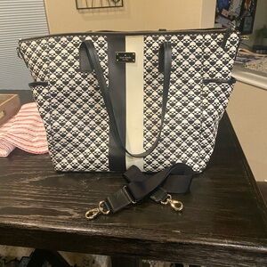 Kate Spade Black and White Tote Bag